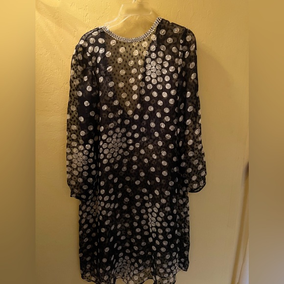 Ruben Panis Vtg Sheer Silk dress with 3 layers sheer silk under dress. - Picture 5 of 15